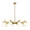 Z-Lite Artemis Chandelier, 20-Light, 42 In.W x 12.75 In.H, Modern Gold/Matte Opal 494-20MGLD - alternate 7